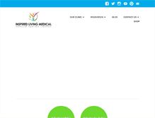 Tablet Screenshot of inspiredlivingmedical.com